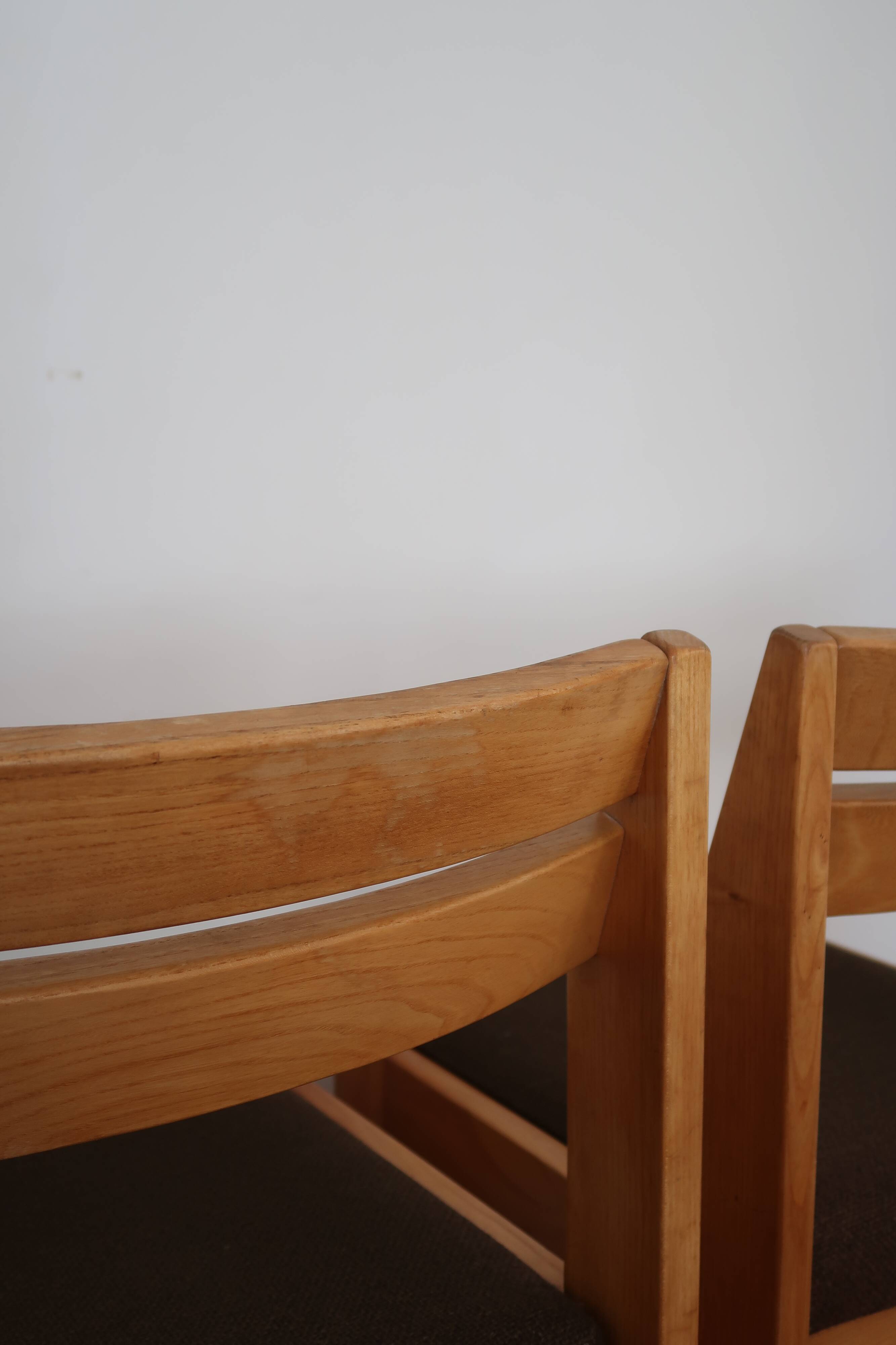 4 chairs sleigh Maison Regain