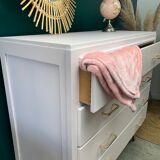 Powder pink vintage dresser