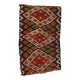 Vintage Turkish Mini Kilim 97x59 cm Wool Small Kelim Runner, shabby Chic