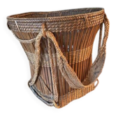 Antique woven bamboo tea basket – Asia