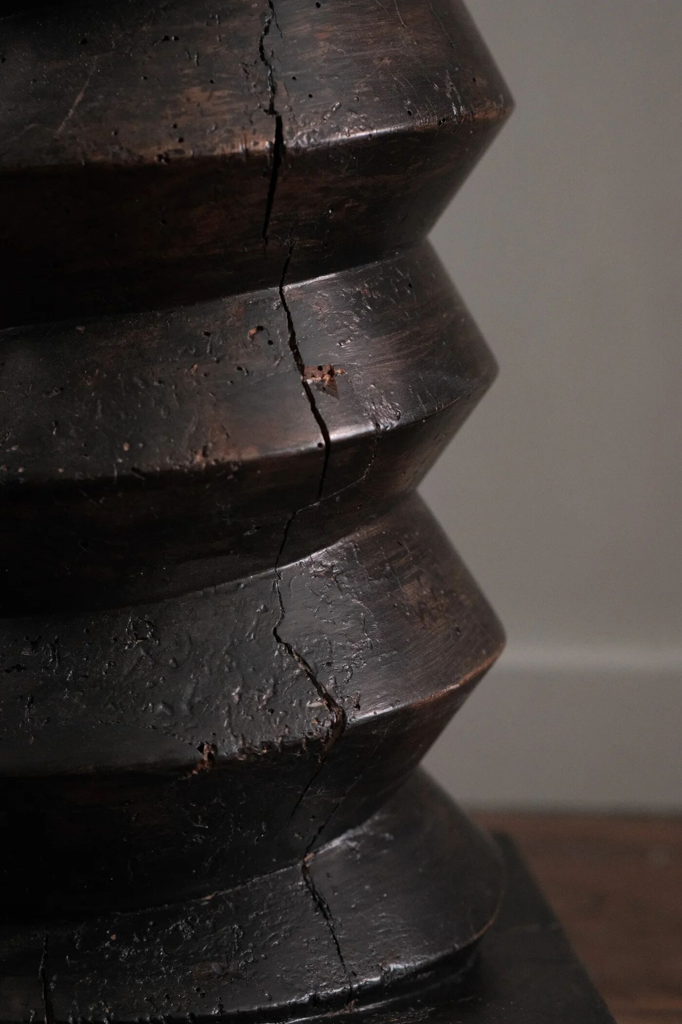 Socle en chêne