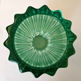 Art deco pressed glass vase, pierre d'avesn.