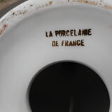 Vintage porcelain foot lamp