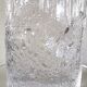 Vase en verre givré design Tapio Wirkkala pour Littala années 60 - 70