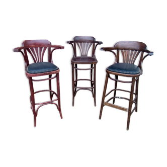 Lot de 3 tabourets de bar