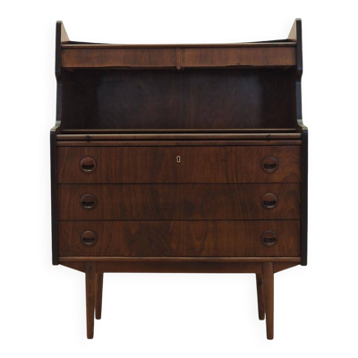 Bureau secrétaire en noyer des années 1960, Danemark, avec tiroirs