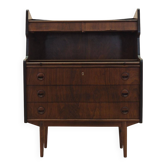 Walnut Secretary Desk 1960s Denmark with Drawers