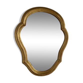 Miroir doré à la feuille – bois sculpté – style Louis XV - Trianon 2