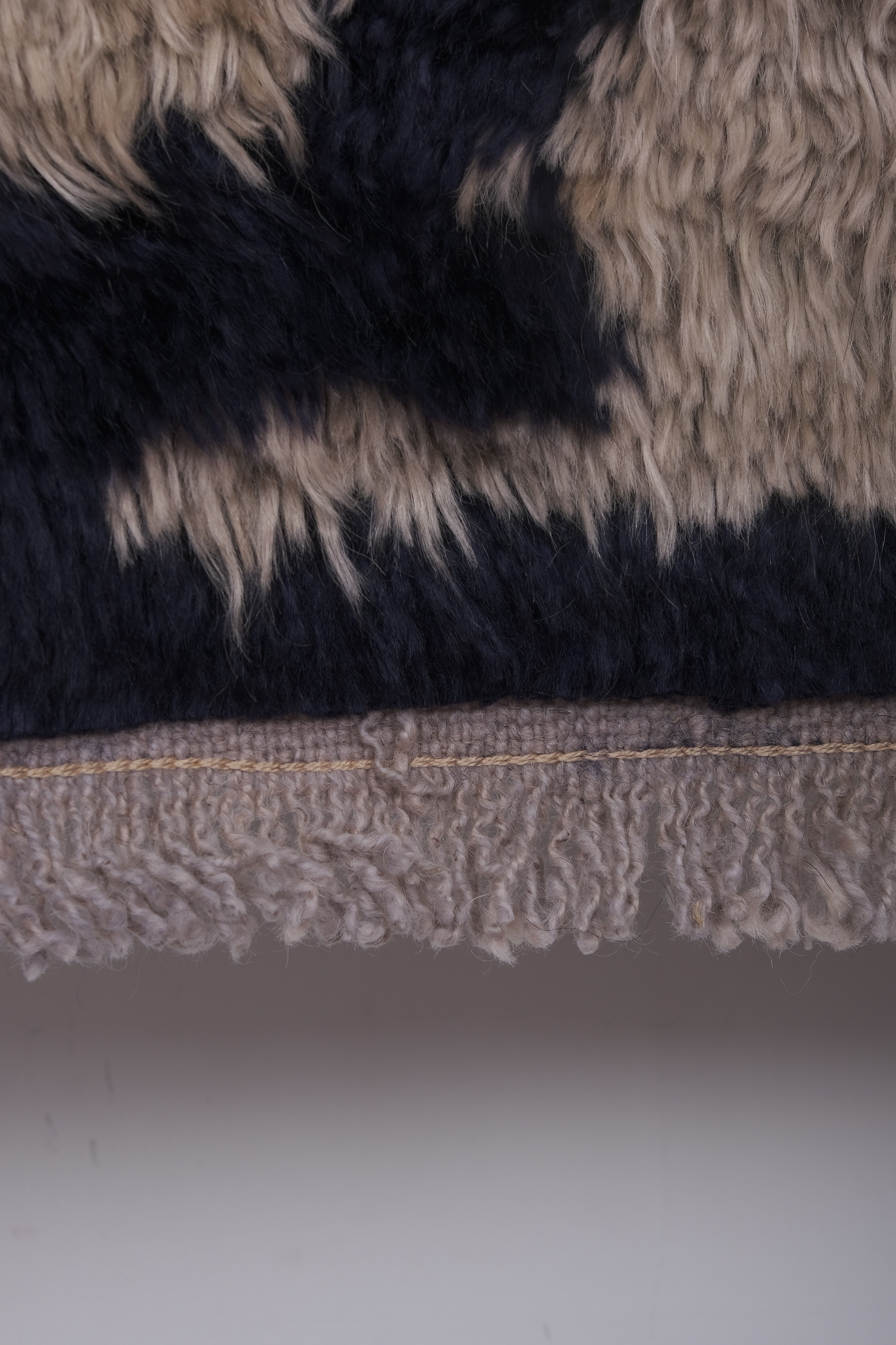 Vintage Turkish rug from Oushak, hand-woven 80x230 cm