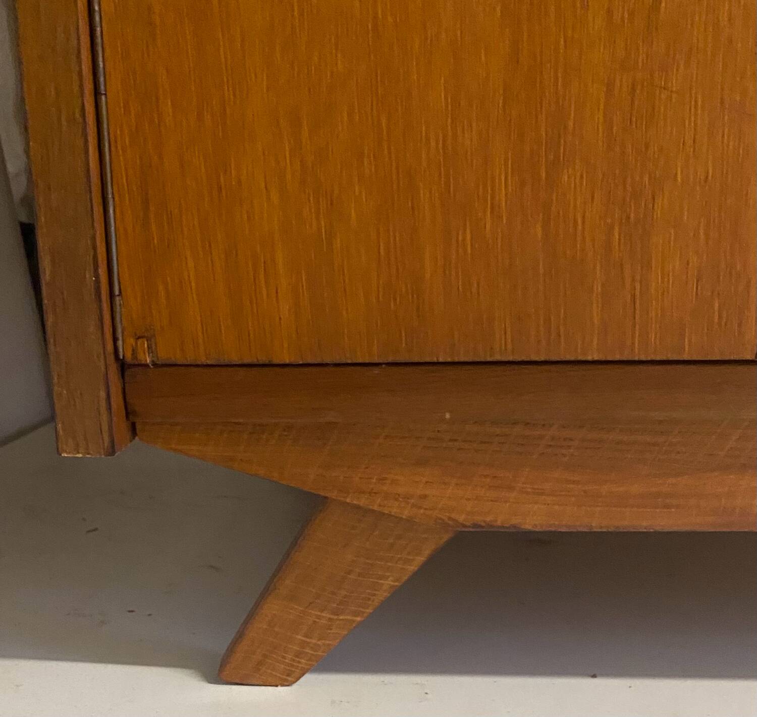 Vintage wardrobe with compass feet