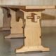 Pair of vintage dining room benches by Robert Mouseman Thompson