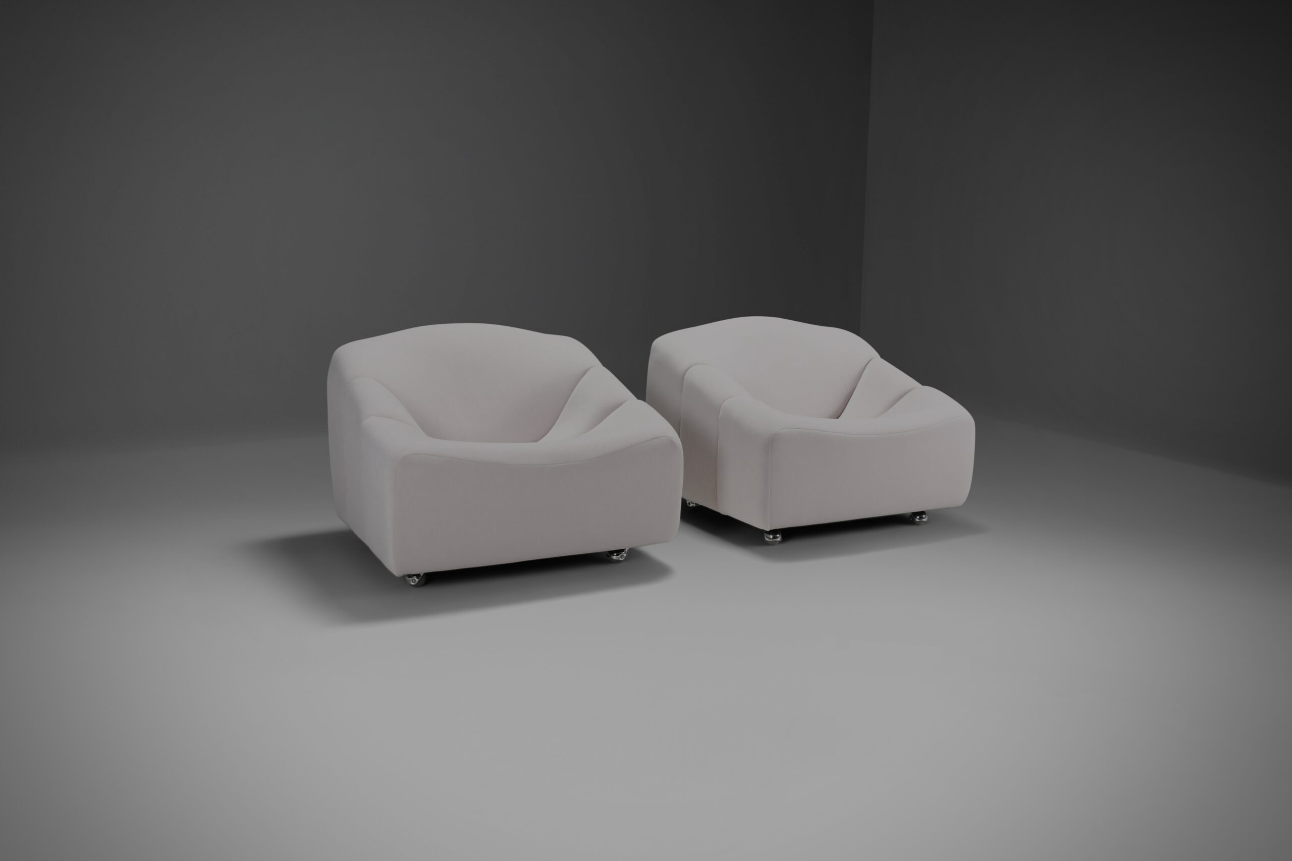 Set of beautiful ABCD chairs by Pierre Paulin for Artifort, Holland 1968