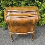 Chest of drawers in Dutch style marquetry with secret drawer.