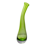 Vase sommerso vert XL par seguso, italie, 1970