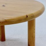 Solid Pine Coffee Table or Side Table by Rainer Daumiller for Hirtshalls Sawmills 1970s