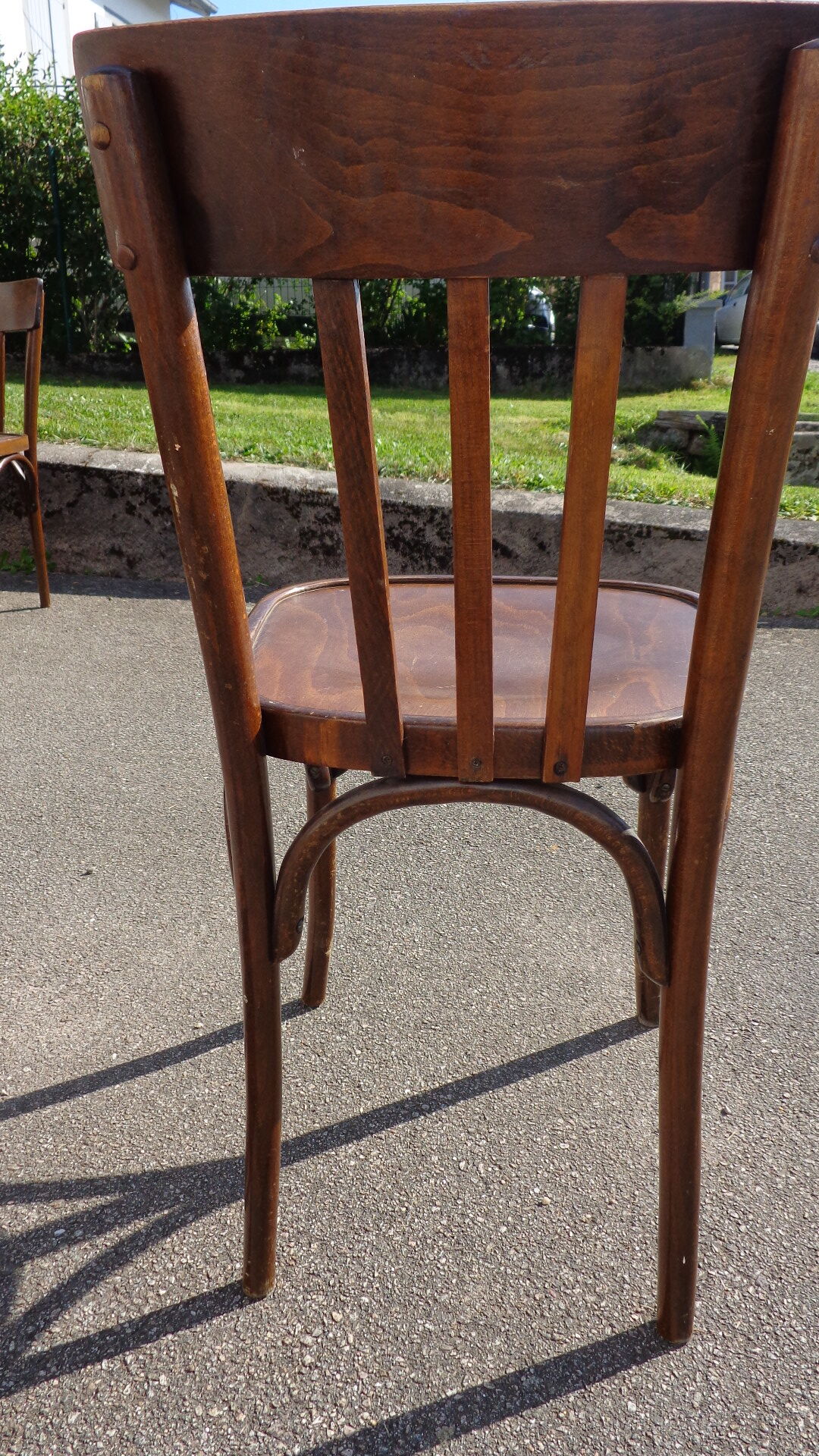 Set of 28 vintage bistro chairs