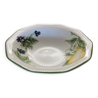 Churchill bowl with pear and blackcurrant fruit motifs