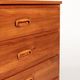 Scandinavian tall chest of six drawers