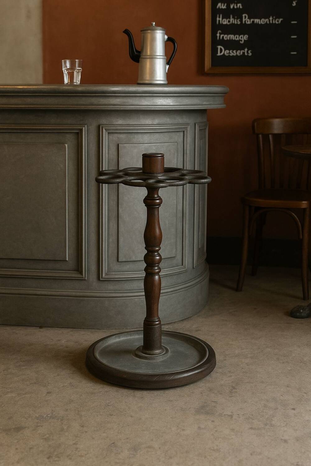 Important period walking stick and umbrella stand from the 1900s