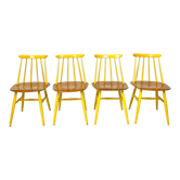Set de 4 chaises "Fanett" Ilmari Tapiovaara Suède 1960
