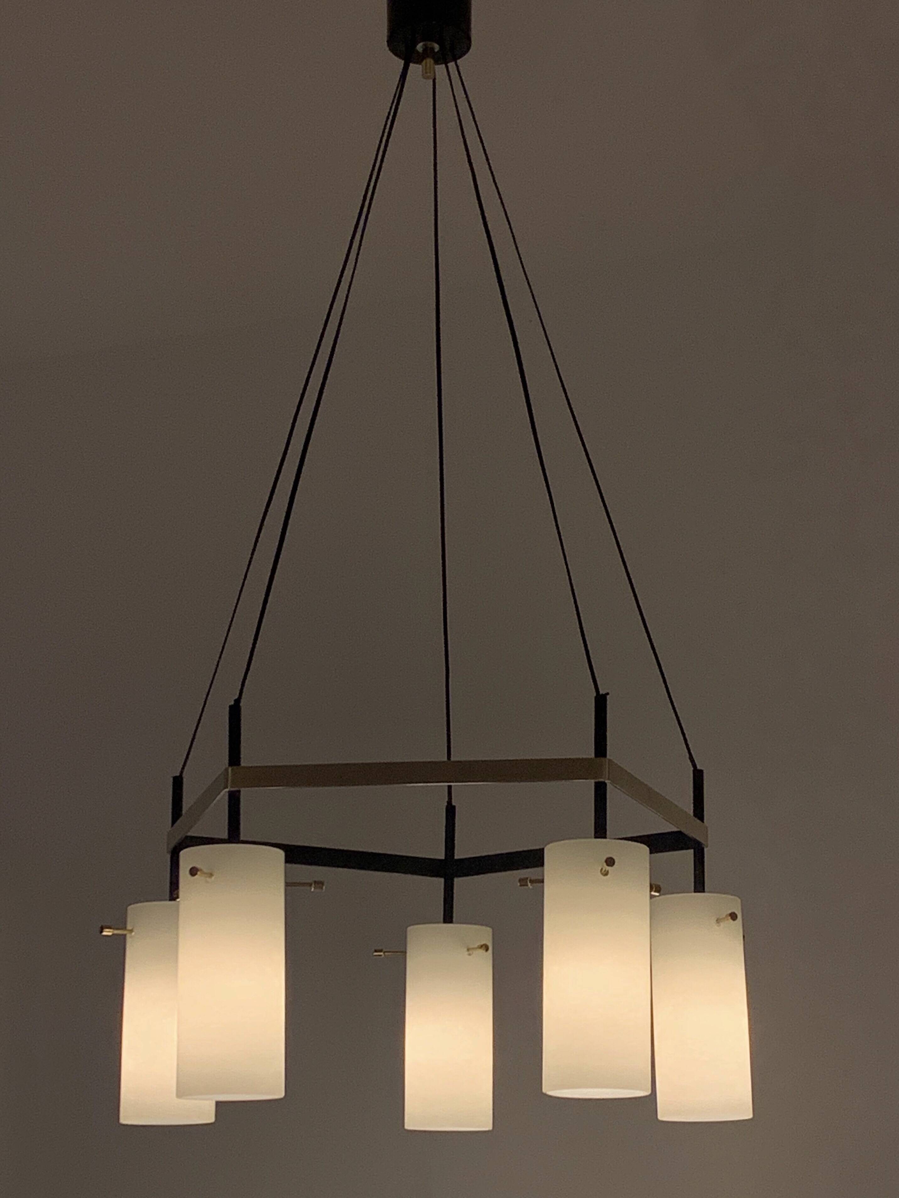 Italian 5-light chandelier