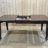 English mahogany table from the 1930s with an extension