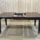 English mahogany table from the 1930s with an extension
