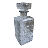 70s glass whiskey decanter
