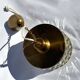Hans-Agne Jakobsson Brass & Crystal Chandelier – Sweden, 1960s