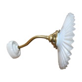 Apply wall light brass Swan neck