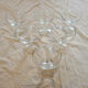 Lot of 6 Old Glass Champagne Cups