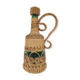 Vintage decorative rope bottle