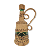 Vintage decorative rope bottle