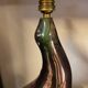1950s Ceramic Sea Lion Lamp with Black Varnished Enamel, Signed