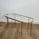 Oblong Coffee Table in Brass and Glass, by Maison Baguès, 1960s.