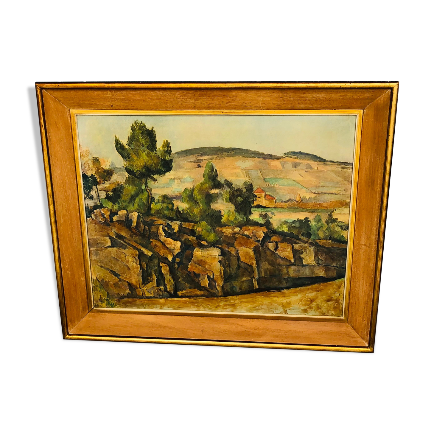 Oil on canvas: landscape