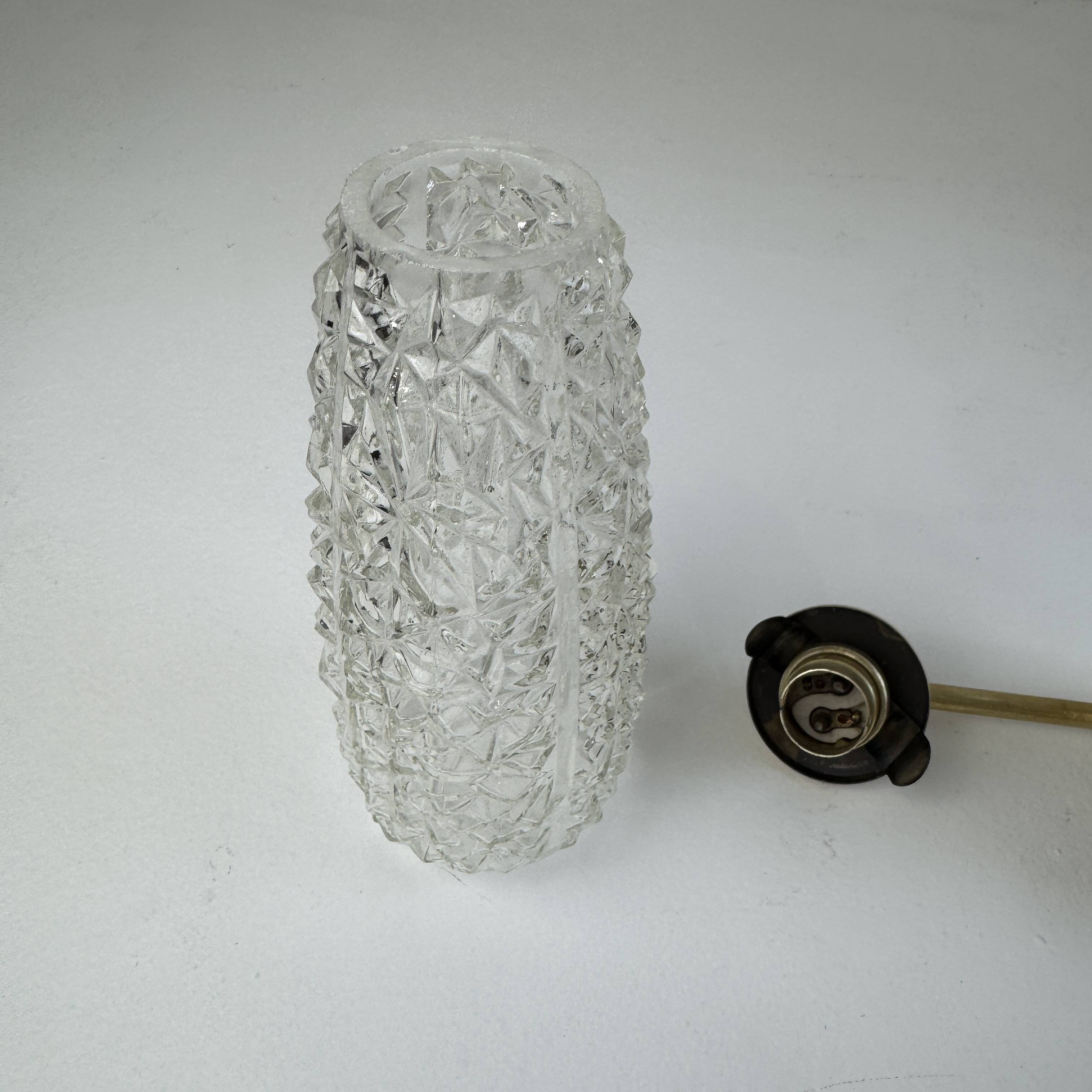 Vintage diamond point wall lights