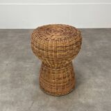 Champagne cork rattan stool