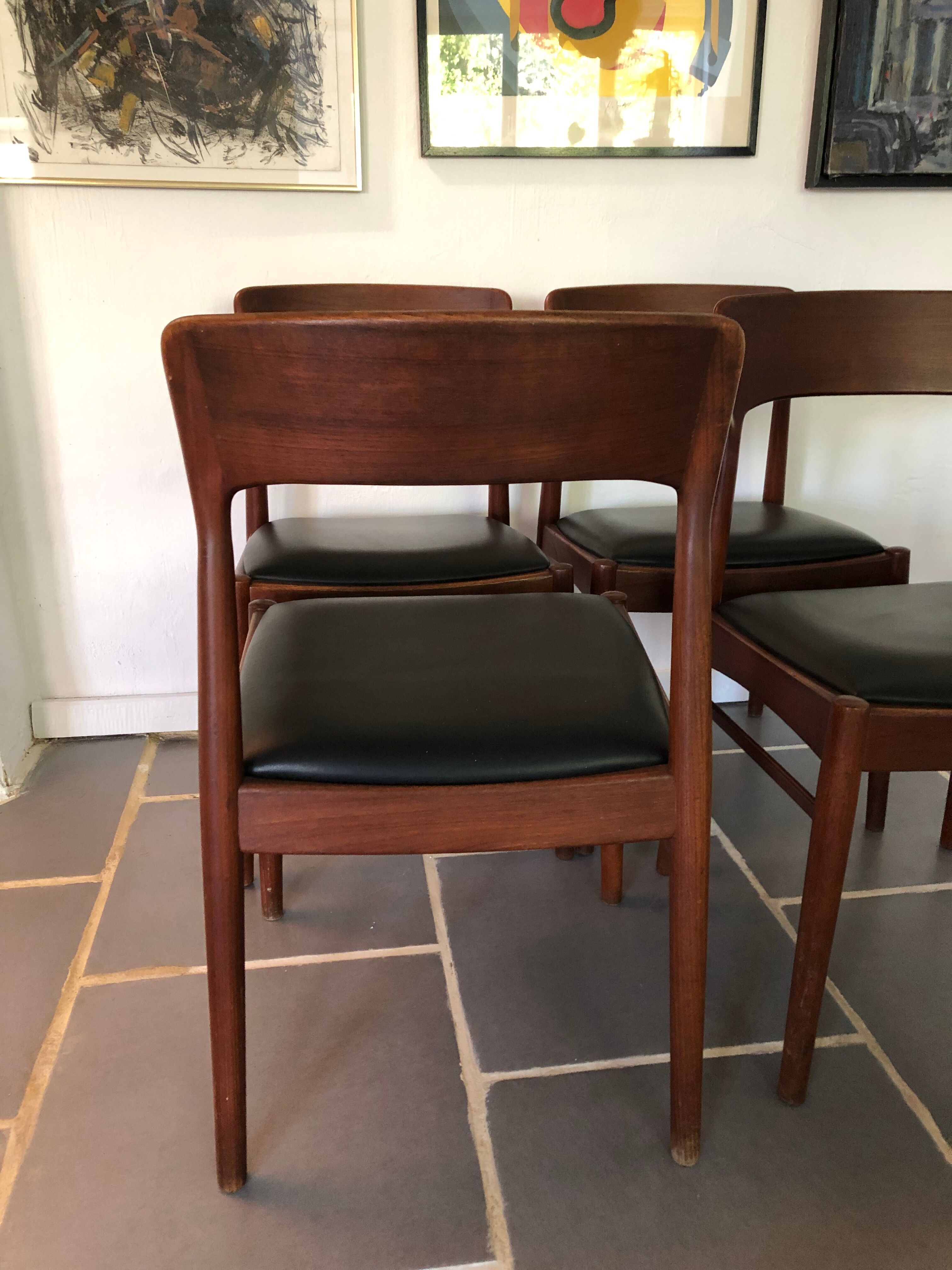 4 Chaises vintage KS Møbler design danois