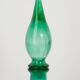 Green Glass Genie Carafe with Stopper, Italy, 1960s
