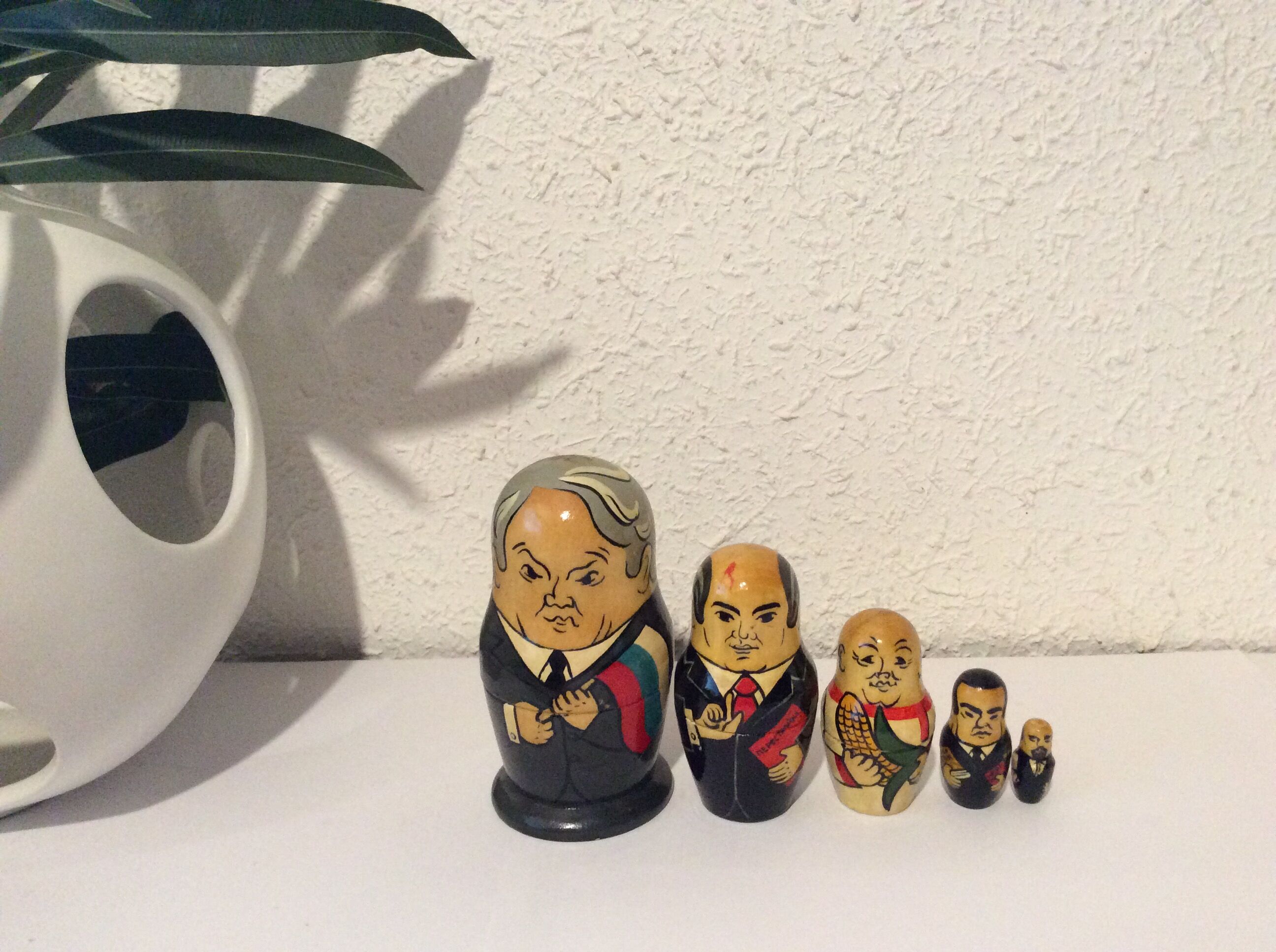 Russian dolls vintage russian presidents