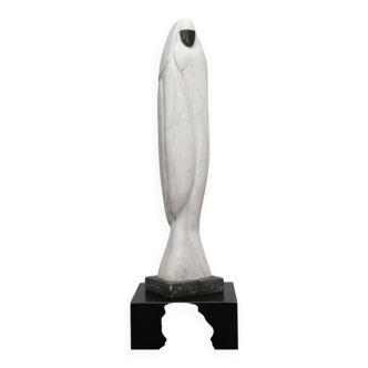 Marble Sculpture by Paul Simons, 1980s