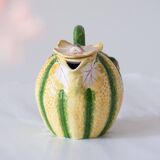 Rare old decanter in melon slurry