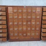 Meuble d'apothicaire de métier en sapin 53 tiroirs