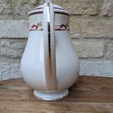 Cafetière en porcelaine Limoges Guy Degrenne échantillon avec dorure