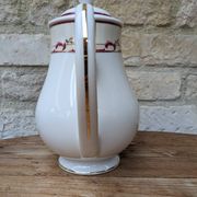 Guy Degrenne Limoges porcelain coffee pot sample with gilding
