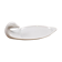 Plat à foie gras en céramique blanche forme canard
