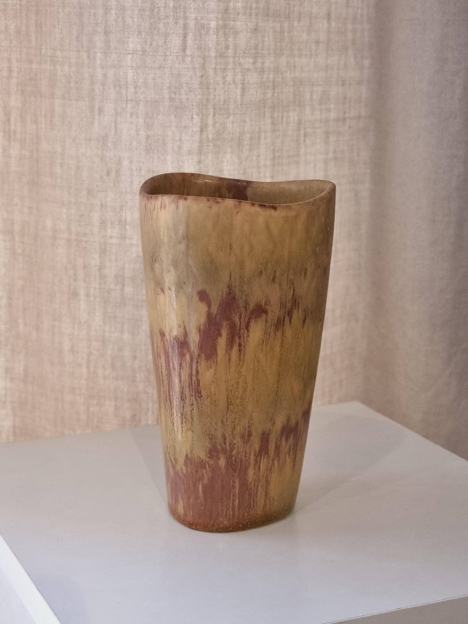 Gunnar Nylund, vase en grès, Rörstrand, Scandinavian Modern / Midcentury