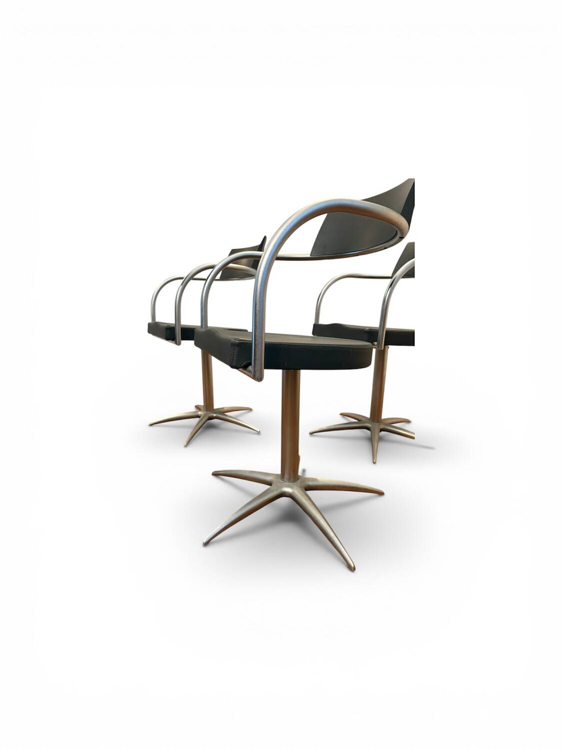 Rare set of 4 "Techno" armchairs – Philippe Starck for Maletti / L'Oréal,