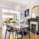 Oval Knoll Saarinen table in Carrara marble